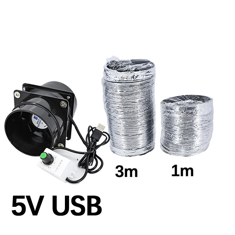 Innovative 5V USB Connected ESD Fume Extractor Fan with 1M Pipe Tube and Adjustable Speed for Versatile Applications