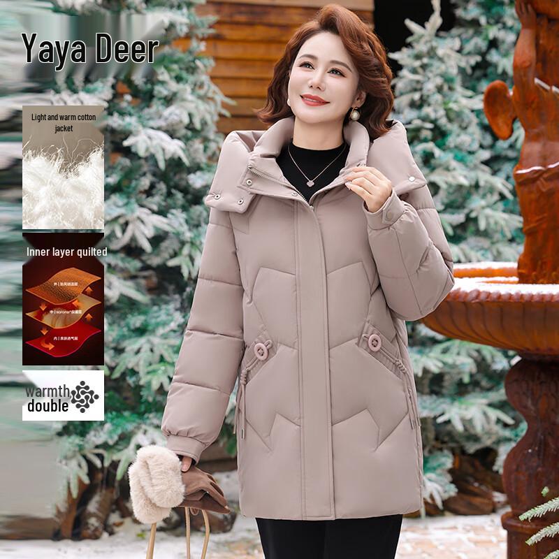 

Yalu Women s Fashion Winter Mid-Length Padded Jacket 3XL