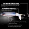 Whopper Popper Lures Kit Floating Surface 360° Rotating Tail Topwater Crankbaits Bass Fishing Lures Trout Artificial Spinnerbaits