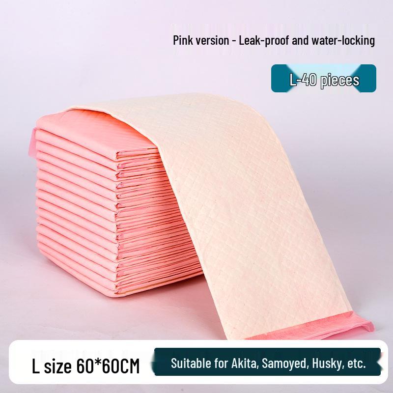 Disposable Thickened Dog Training Pads - Absorbent Large Dog Diapers and Bed Pads