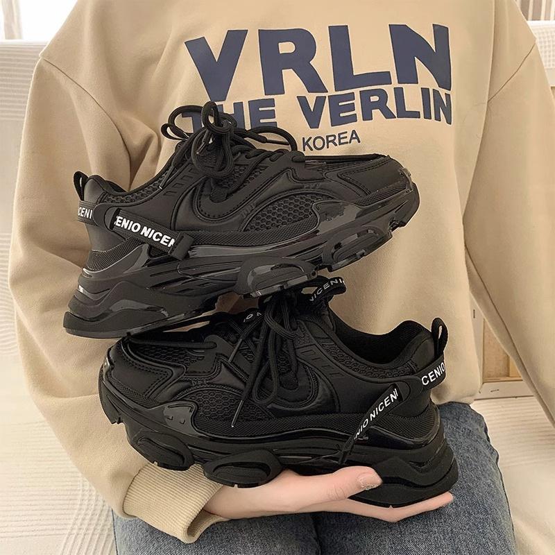 2025 New Children's Student Dad Shoes, Foreign and Light Spring Shoes, Girls' Breathable Soft-soled Sports Shoes, Spring and Autumn Models