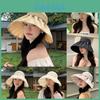 Summer Fashion Bowknot Sun Hat With Wide Brim For Outdoor Sun Protection