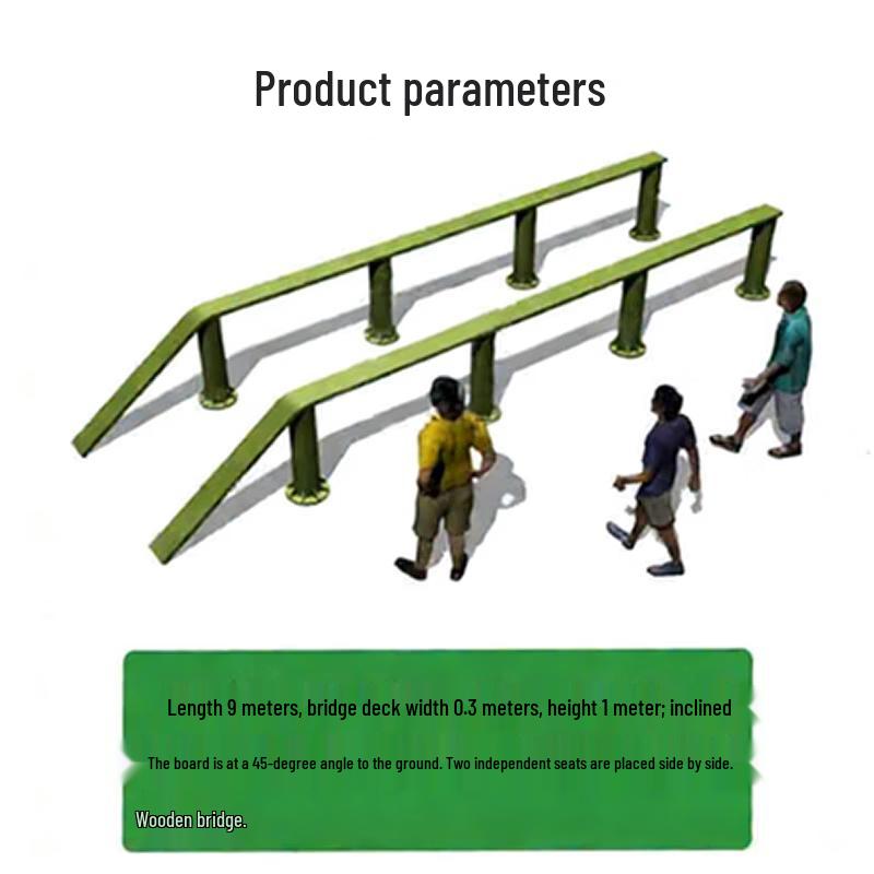 JINGRUIDA Obstacle Course Balance Beam