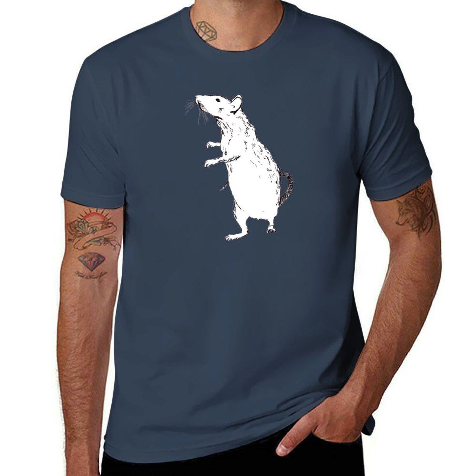 Adorable rat TShirt Big and Tall Basic Tee Shirt S