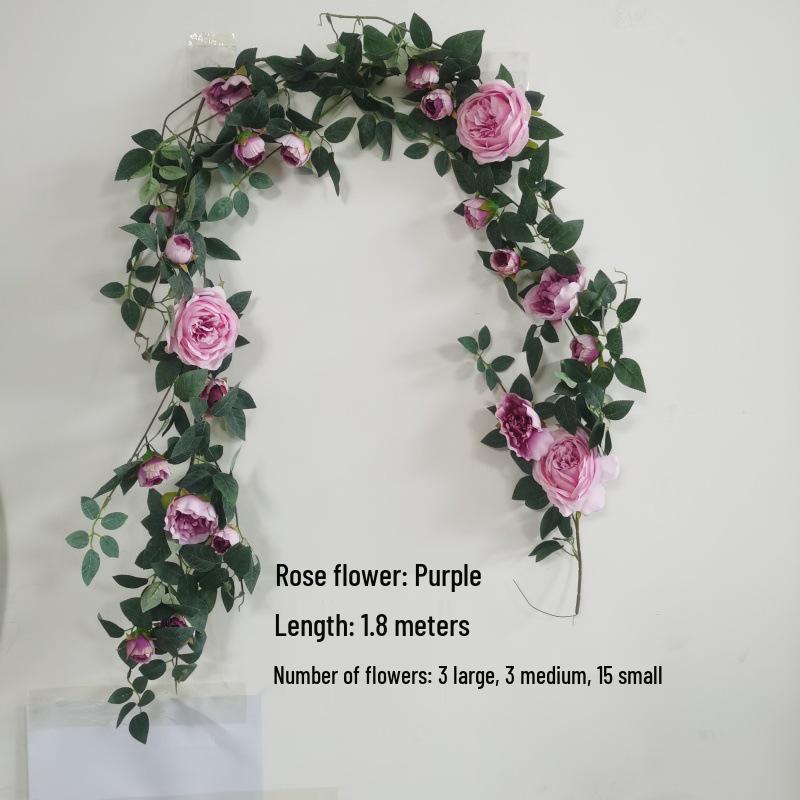 Rampicante di Rose Decorativo Simulato per Matrimoni e Arredamento Casa