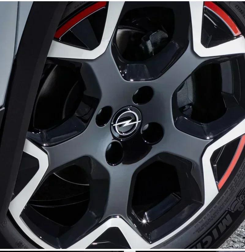 4ks 56mm 60mm Stredová krytka kolesa Logo Kryt náboja Znak pre Opel Insignia Astra J H G F Corsa Zafira Tigra Autopríslušenstvo