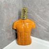 Funny Muscular Man Liquid Soap Dispenser Ceramic Hand Soap Dispenser Soap Dispensing for Household Use