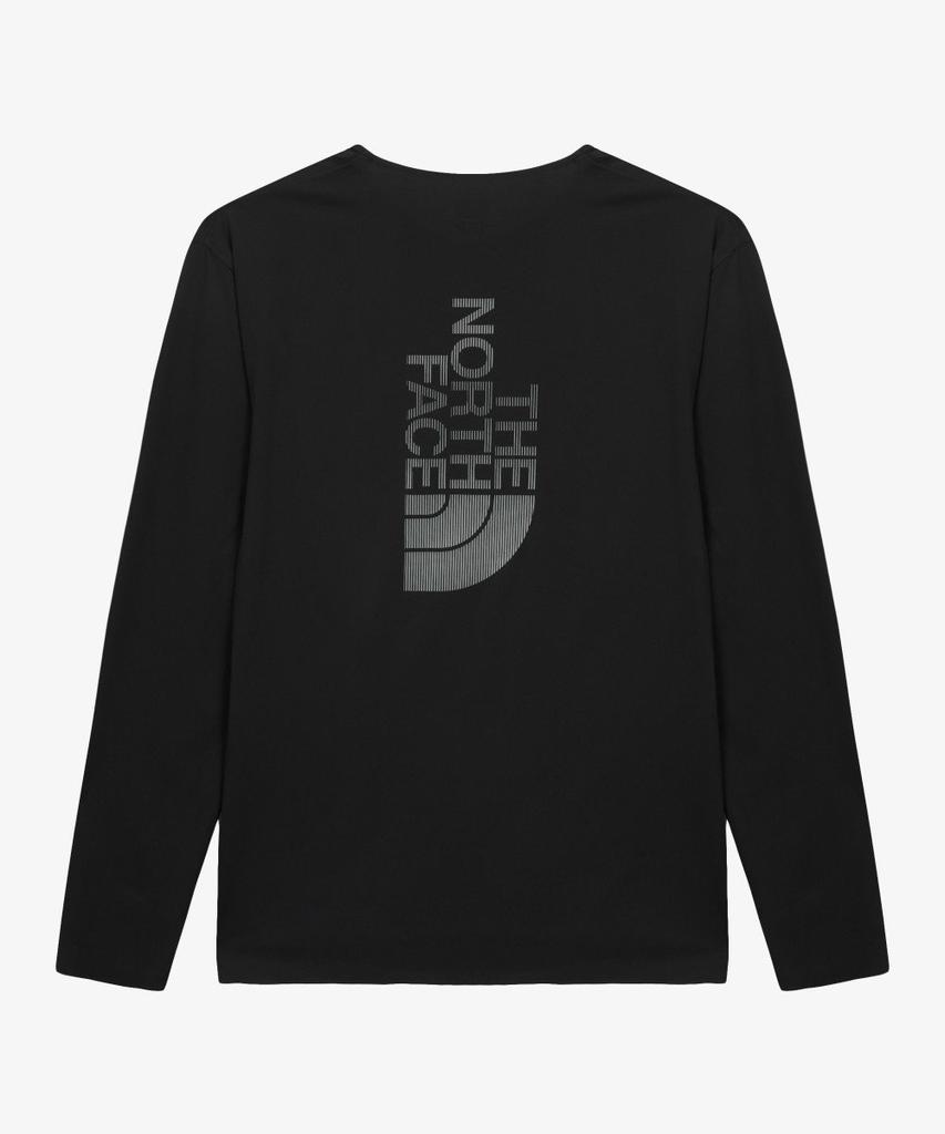 Noseupeiseu Nt7Ts02A Men'S Face-On Long Sleeve T-Shirt Black