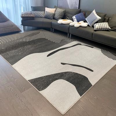 Alfombra Nórdica Sala de Estar Lujo Moderna Sofá Mesa de Centro Manta Minimalista Dormitorio Alfombra de Área Contemporánea Felpudo