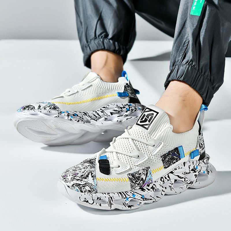 Men's Basketball Shoes Cushioned Breathable Sneakers Train Athletes Gym Sport Shoe Casual Non-Slip Footwear Comfortable Sneakers