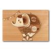 KINOWA "Miracle Circus" Wood Collage Original Handmade Kit Elephant Made in Japan