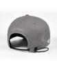 Nyuteib Silver Back String Oversized Ball Cap - Gray