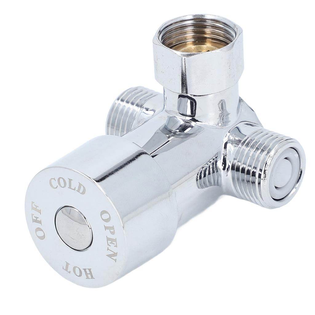 Hot Cold Water Mixing Valve Brass G1 2 Faucet Water Temperature Mixer for Automatic Sensor Faucet