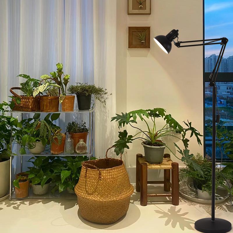 Folding Full Spectrum Floor Lamp for Plant Growth - Ideal for Succulents, Flowers, and Herbs