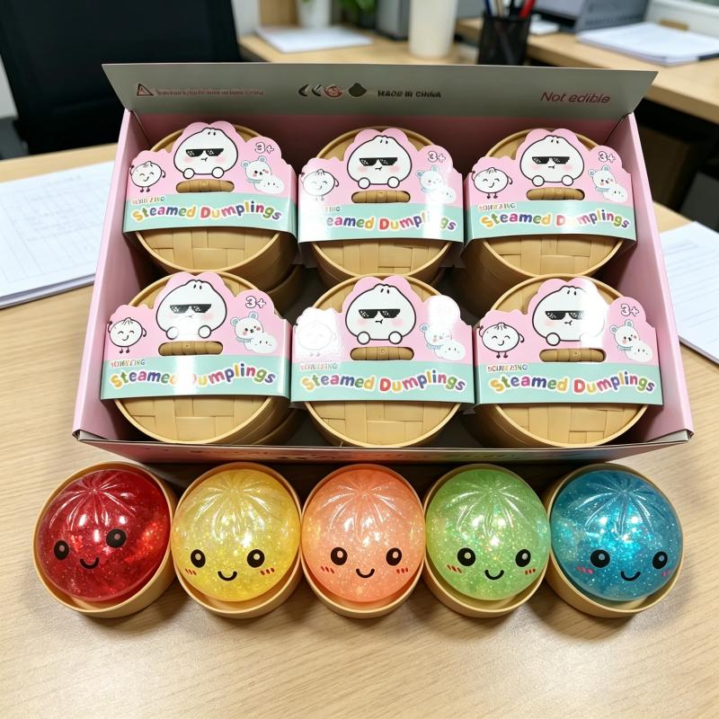 Spot buns decompression vent creative soft glue fun decompression vent soothe anxiety portable soft tricky toy stress ball