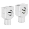 Motorcycle Handlebar Bracket Clamps Metal Riser Mount for 25mm Diameter Handlebars Motorcycle