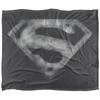 SUPERMAN Shield Logo Soft Touch Blanket