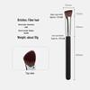Seamless Flat Head Triangle Foundation Brush - Non-Absorbent for Liquid Foundation