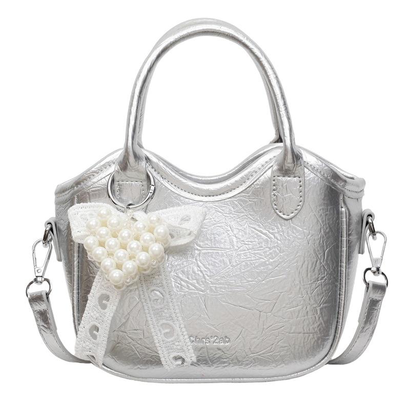 Women's 2025 New Fashion Niche Design Bucket Bag Daily Simple One Shoulder Crossbody Bag