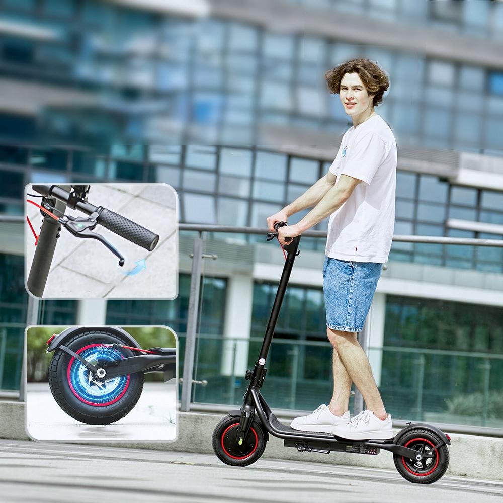 Patinete Eléctrico W6-DZ 500W Plegable 10" 37KM Ligero Doble Freno