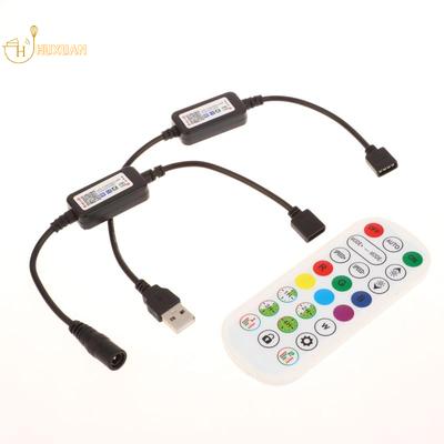 1 Set RGB Colorful LED Light Strip Connector For APP Control DC USB 5V-24V Music Colorful Tape Light Mini Bluetooth Controller