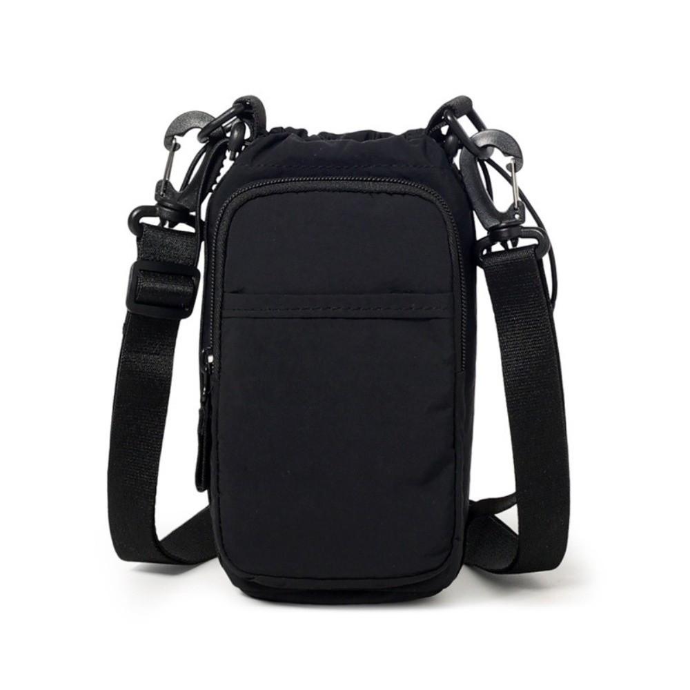 Large Capacity Crossbody Phone Pouch Nylon Women's Fitness Bag Water Bottle Storage Bag  Unisex