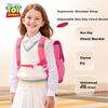 Disney Primary School Backpack for Grades 1-3, Ergonomic Multi-Layer Large Capacity Waterproof Strawberry