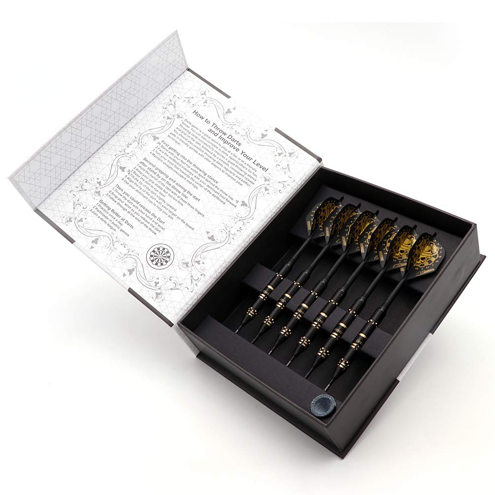CUESOUL JAZZ-METAL series 21g steel tip darts set + AK5 integrated shaft and flight M (CSJM-JMYH21)
