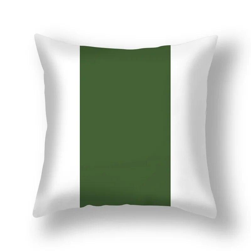 45x45cm Nordic Simple Ins Green Pillowcase Living Room Sofa Office Seat Car Waist Cushion  Cover Home Decoration
