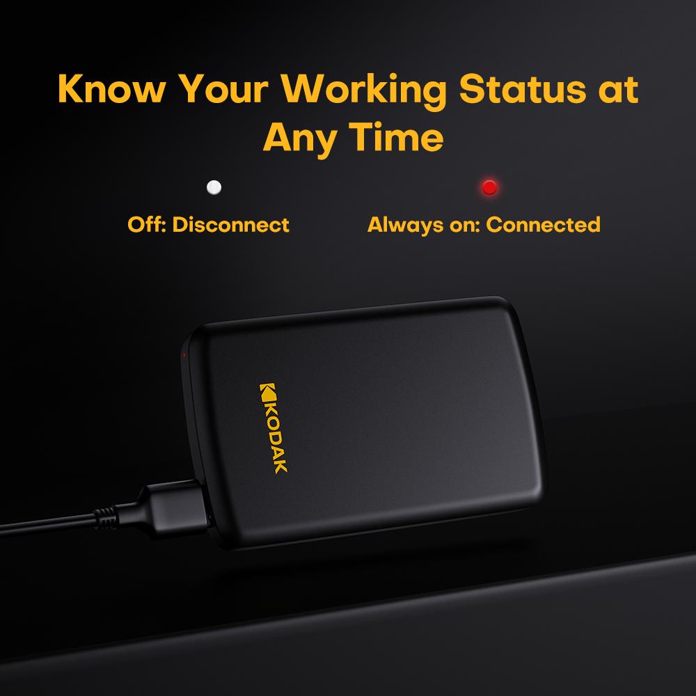 KODAK P150 500GB/1TB 2.5'' Portable External HDD USB 3.0 5Gbps Gaming Storage Disk Compatible for Laptop & Desktop
