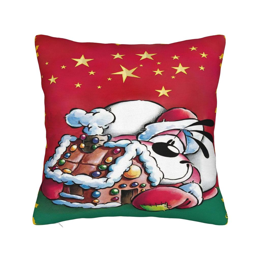 Cartoon D-Diddl Pillowcases  Vintage Pillow Case For Living Room Chair Soft Pillow Cover