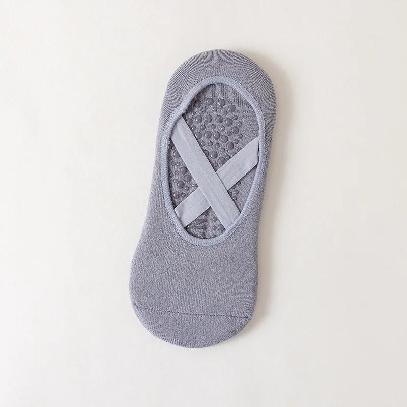 3 Pairs/5 Pairs/1 Pair Yoga Socks Women Cotton Silicone Non-slip Pilates Grip Towel No-Show Barre Breathable Bandage Sports Sock