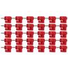 30Pcs Chicken Nipple Waterer Poultry Water Nipple Drinker Outdoor Accessories Red Head