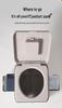 Portable Folding Odor-Proof Camping Toilet Stool for Adults