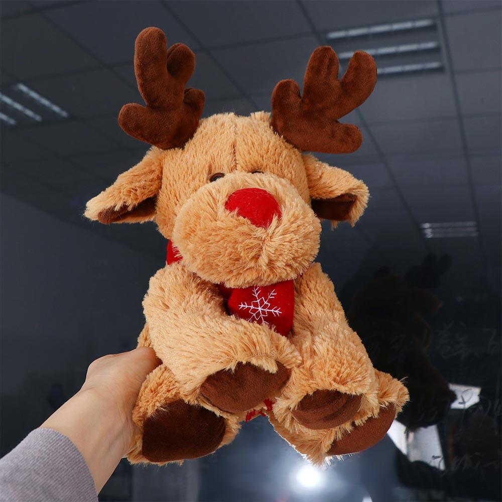 Children Gifts Elk Cartoon Reindeer Doll Toys Plush Doll Christmas Gifts Elk Plush Toys Stuffed Toy