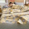 Cotton Three-layer Yarn Wool Towel Quilt Pure Cotton Office Break Blanket Sofa Cover Blanket Shawl Blanket Sheets Four Seasons