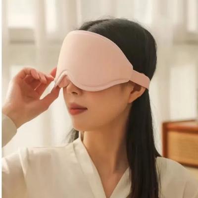 High Quality Soft 3D Eye Mask Breathable Light Blocking Sleeping Mask Pressure Free Capsule Eye Mask Sleep Space