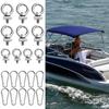 Track Rail Tie Down Eyelet Eyelet Rail Mount Bolt Stainless Steel Awning Cord Ropes Holder Kayak Screws Parts For RV Boats
