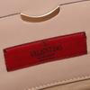 Used Valentino Leopard Shoulder Bag leather leather Brown Beige Pink Used Women