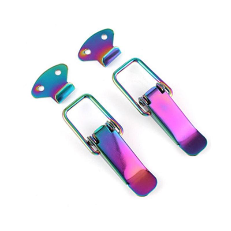 

2 шт. Модификация автомобиля, задняя пряжка багажника, фиксированная пряжка, бампер, карбоновый замок, ремонт, украшение зазора