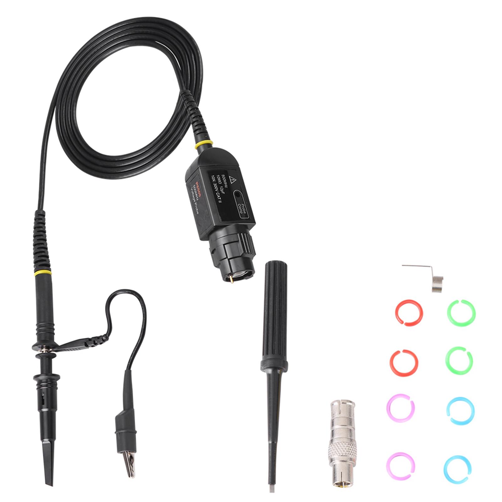 

1 pcs P6500 500MHz 10X High Precision Oscilloscope Passive Probe Clip