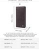 Baellerry Men's Retro Long Wallet with Multi-Card Slots and Money Clip