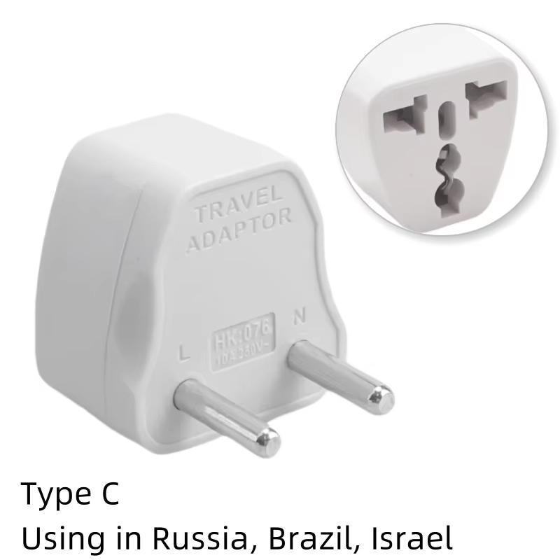 Universeller Reiseadapter-Stecker mit Schnellladeanschluss, kompatibel mit US-, EU-, AU-, UK-Steckdosen für Geschäftsreisen