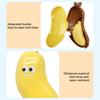 1/2Pcs Banana Toothbrush Cover with Toothpaste Dispenser Dust-Proof Compact Design Portable
