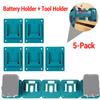 1 Pack Battery Storage Rack for Makita 11.1V 18V Li-ion Battery Tools Machine Holder Storage Rack Wall Mount Bracket Fixing