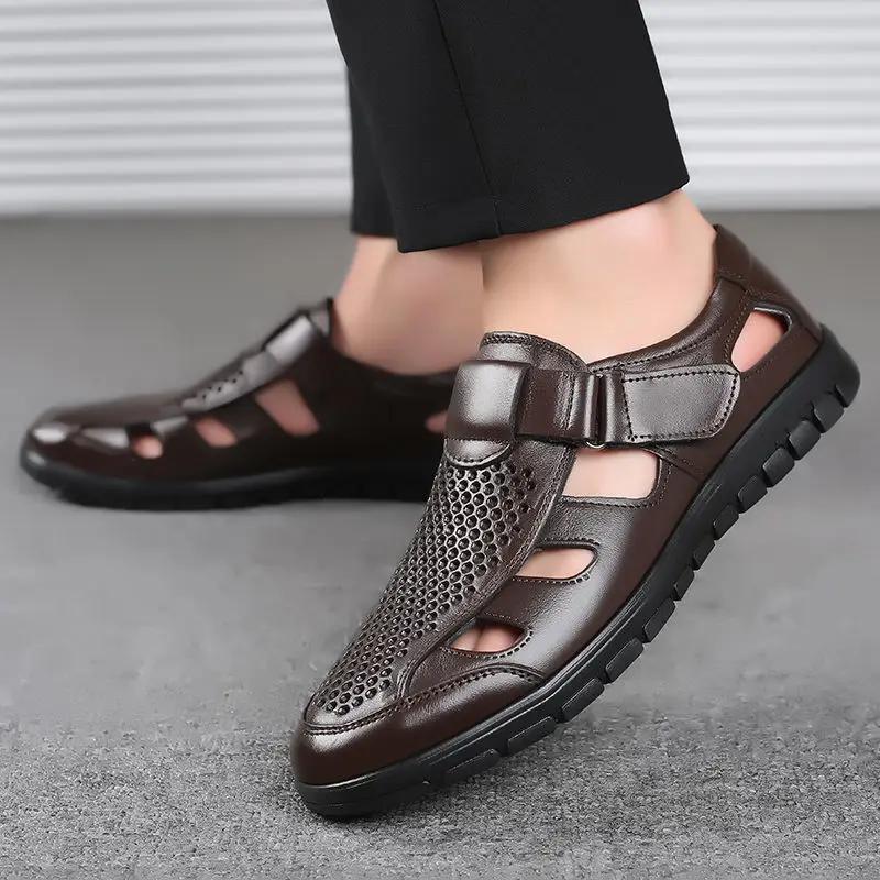 Fashion Flat Male Shoe Non-slip Beach Japanese New Arrival Summer 2025 Low Price Breathable Casual Luxury Clearance Sale 39 Men's Sandal
