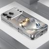 Cool Geometric Diamond Patterned Glass Phone Case Suitable for iPhone 17 16 15 14 13 12 11 Pro Max Plus Anti Drop and Shockproof