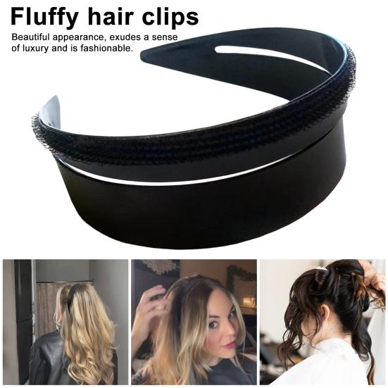 1/2 Stück Bump-it Up Stirnband Flauschiges Haar Oberteil Sommer Damen Haarreif Einfach zu Verwenden Haaraccessoire Täglich Partykleidung