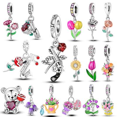 Guns And Roses Anhänger Charms Original Anhänger Perlen passen Armband Halskette Rock Hyperbel DIY Schmuck