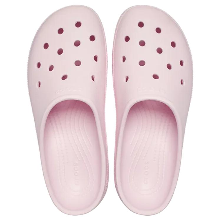 Crocs Classic Comfortable Solid Color Clogs Women Footwear Milk-Powder 211139-6ZW